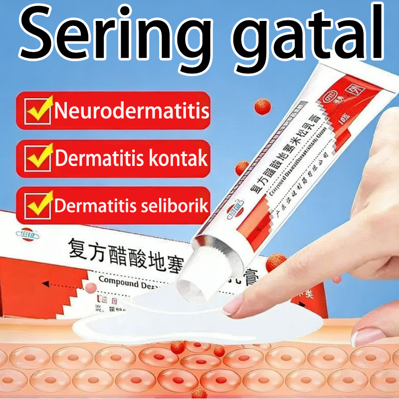 1 kotak 10gKompositAntiProfesional untuk mengobatigatal parahNeurodermatitisDermatitis kontakDermati