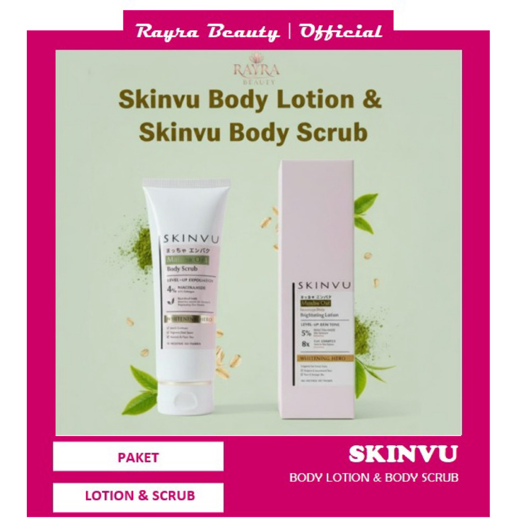 Skinvu Body Lotion - Skinvu Body Scrub