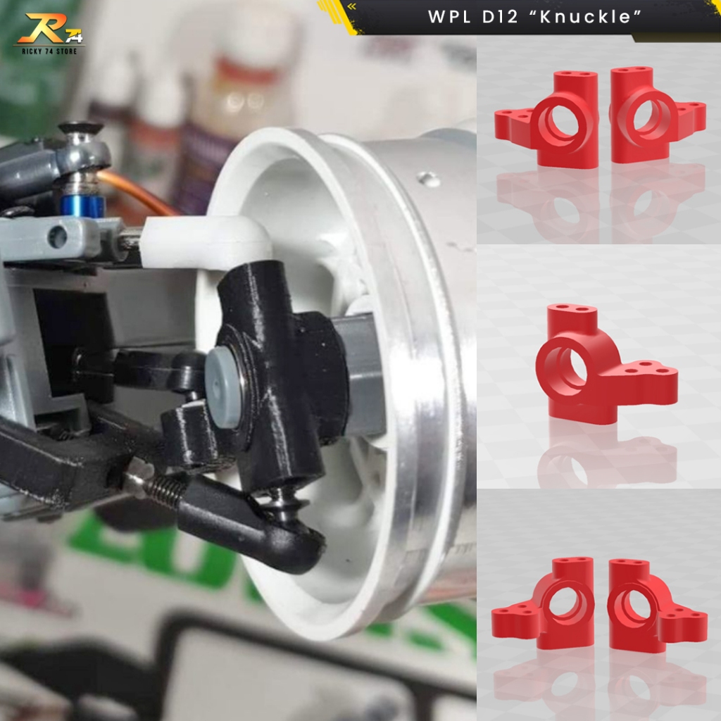 WPL D12 Knuckle - RC Drift 3D Print WPL D12