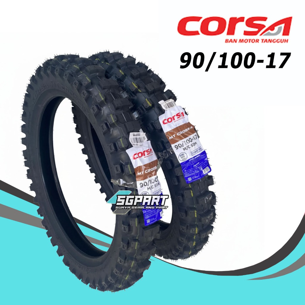 Ban Luar Trail Corsa 90/100-17 MT CROSS X TUBETYPE