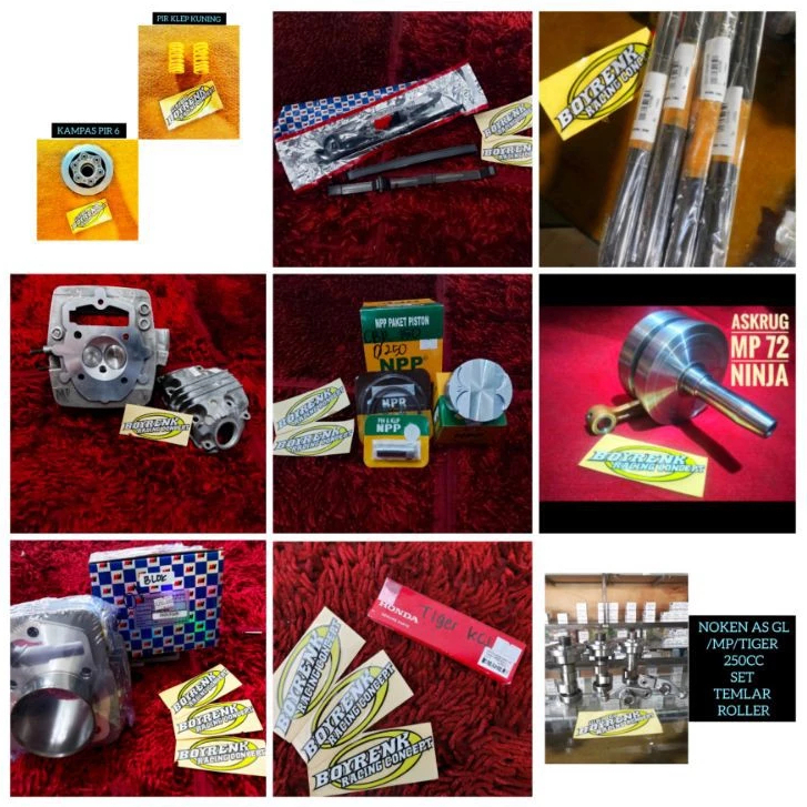PAKET BORE UP HEREX 250CC GL/MP/TIGER - BOYRENK RACING
