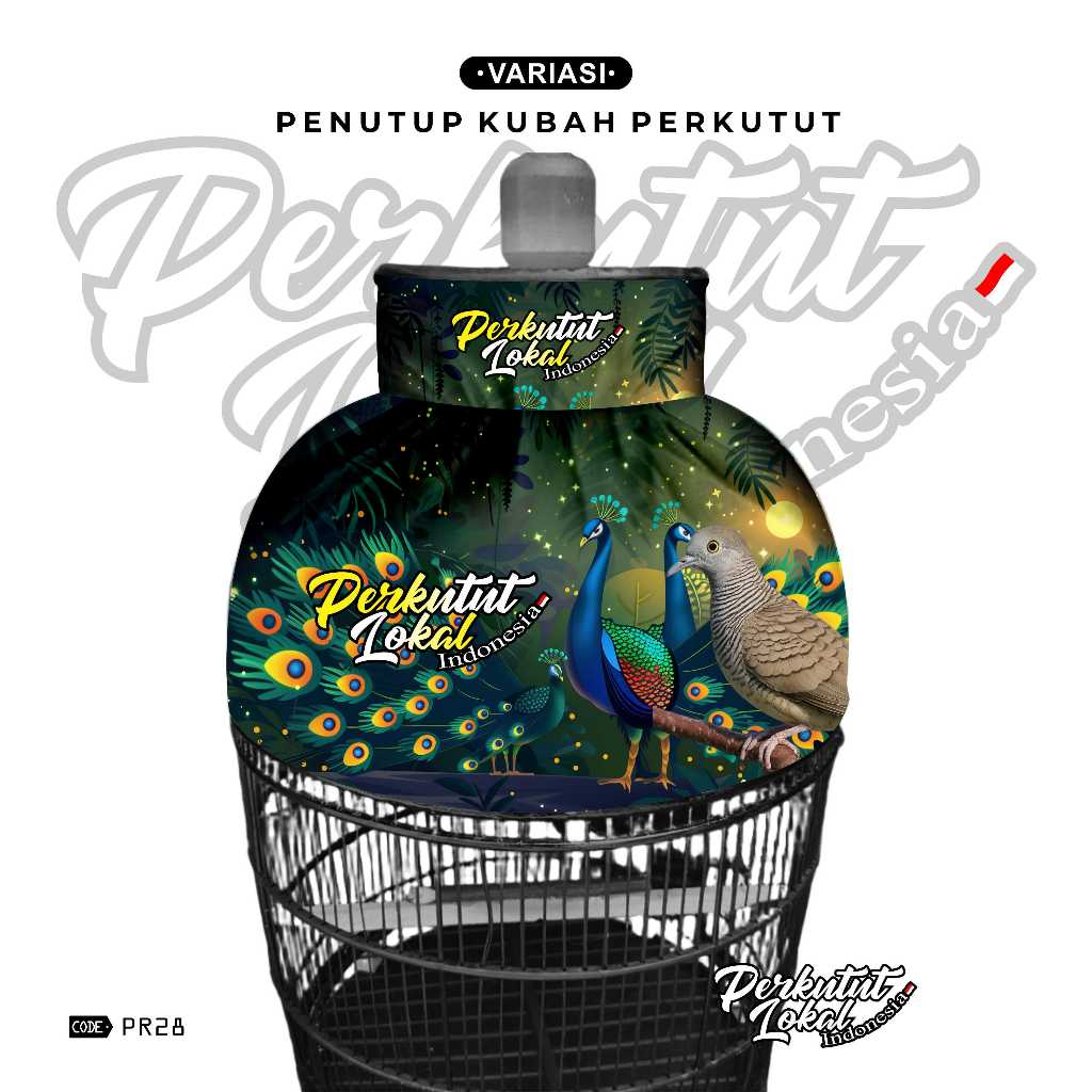 Penutup Kubah Sangkar Perkutut Kain Penutup Atas Perkutut PR28