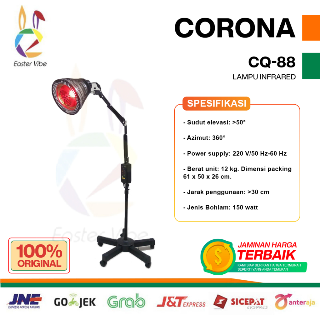 LAMPU INFRARED MERK CORONA CQ 88