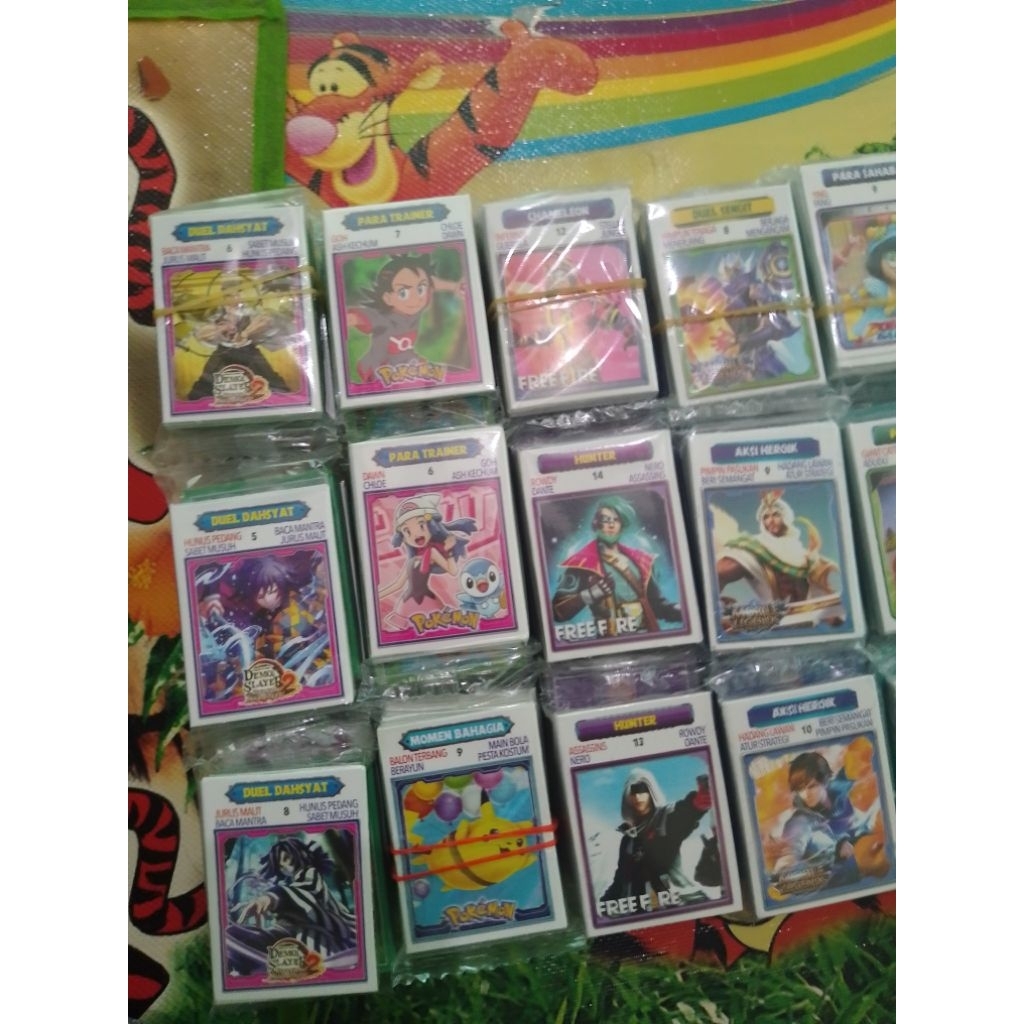 KARTU KWARTET//KARTU WARTEK//WAYANG.(DG)