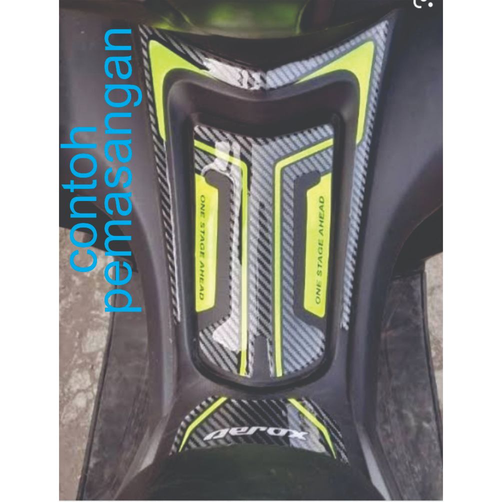 stiker dackpad aerox 155 old/stiker resin tankpad aerox lama anti gores aerox 155 lama