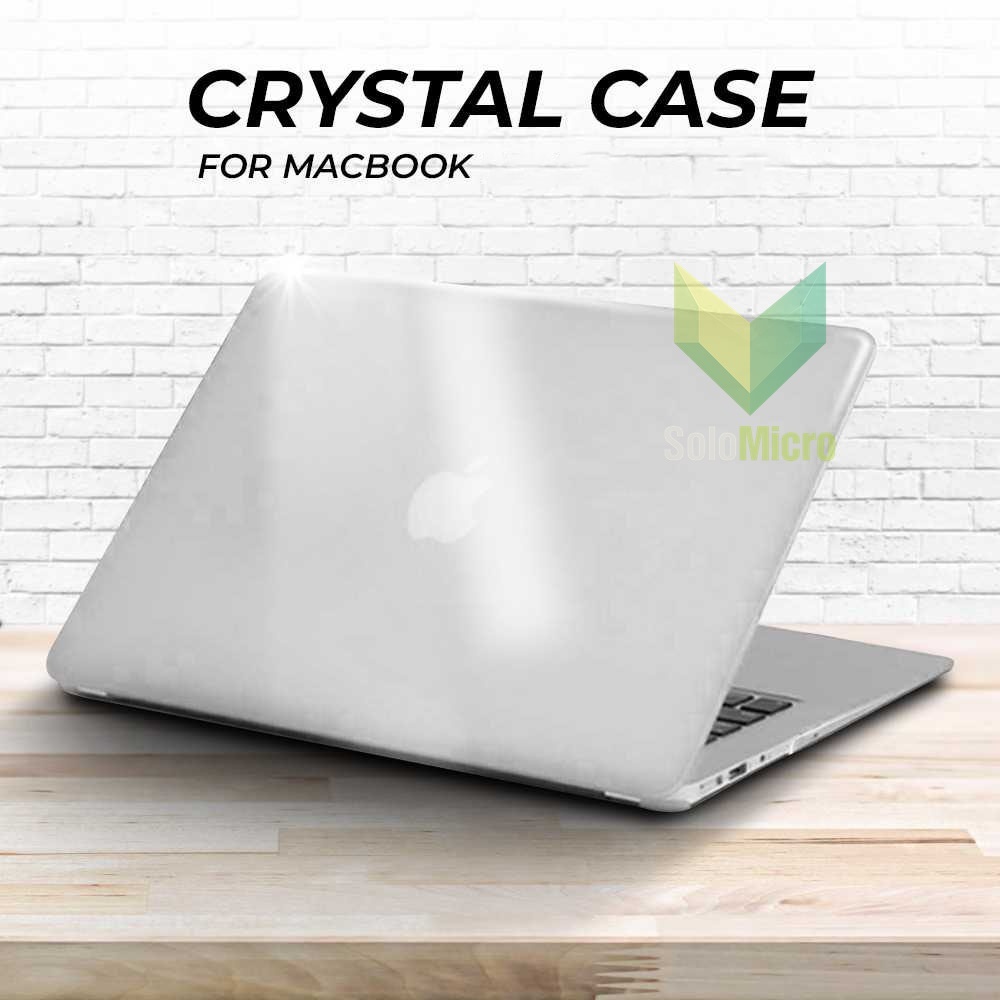 CRYSTAL Case Laptop Cover for MacBook Air 13 Inch A1369 A1466 - M-04 Material Plastik Berkualitas Ti