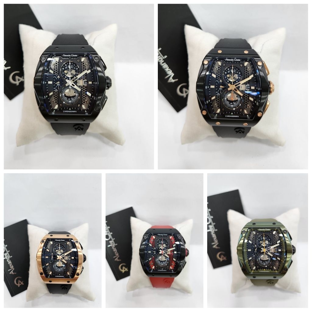 Jam tangan pria Alexandre Christie AC 6608 AC6608 Original Garansi