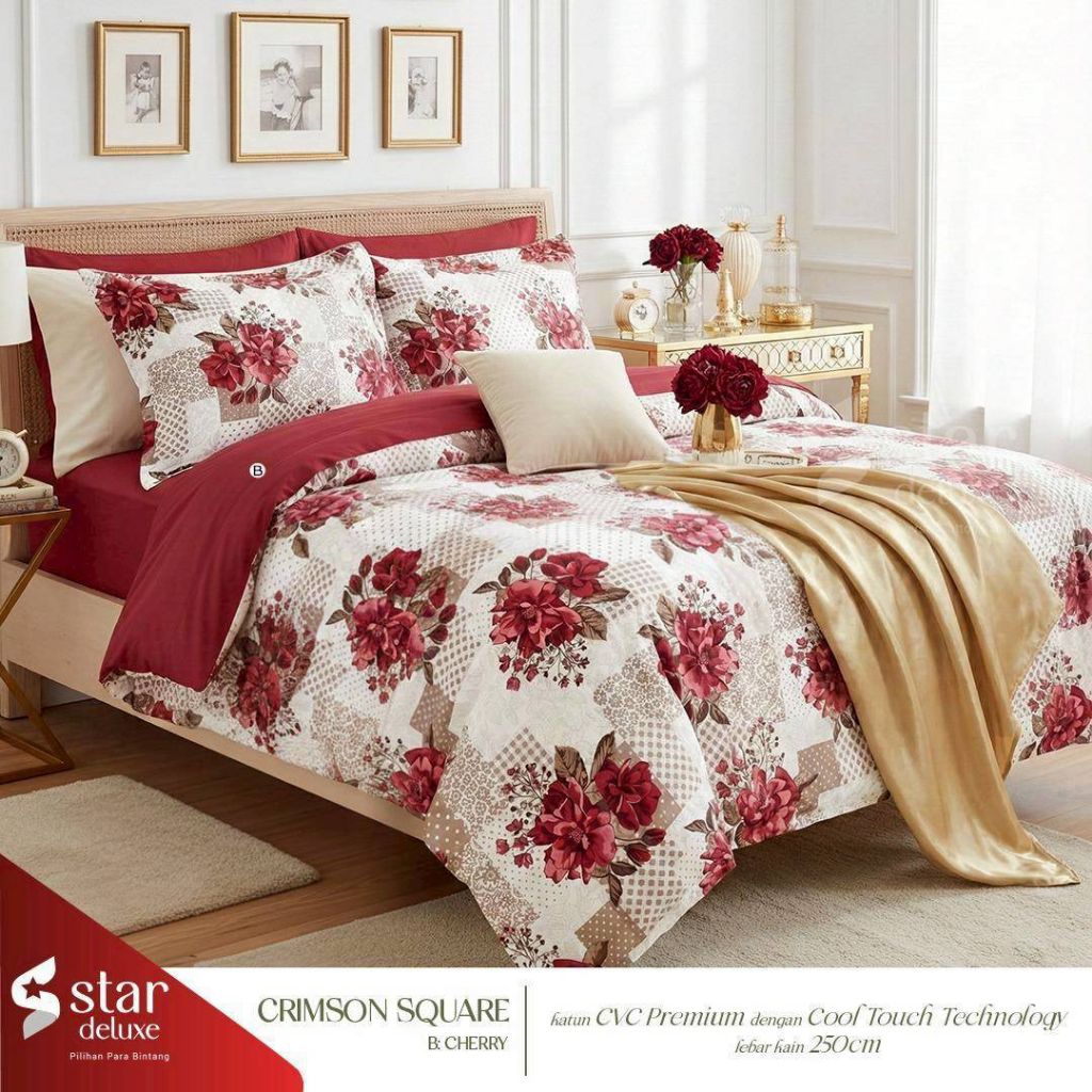 BEDCOVER SET - BEDCOVER HOMEMADE - BEDCOVER STAR - ISTANA SPREI DEPOK