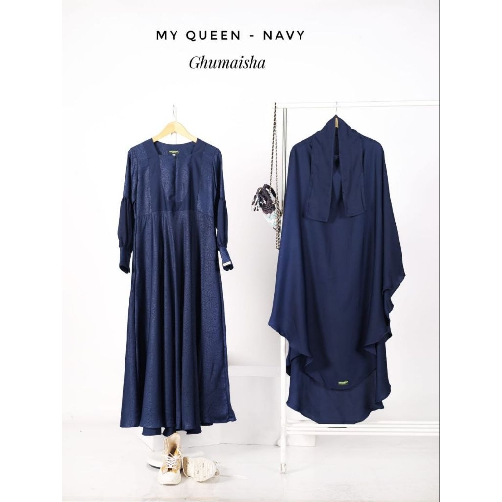 MY QUEEN BY GHUMAISHA COLLECTION. / GAMIS SET / UMBRELLA SET / ABAYA