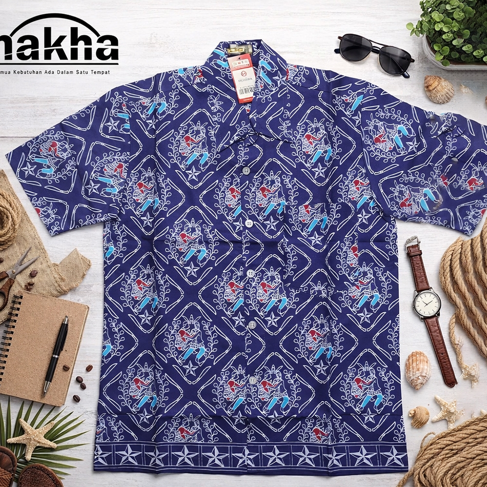 Baju Seragam Sekolah Batik SMP Kota Depok Tangan Panjang Dan Pendek Terbaru Size M - XXXXL