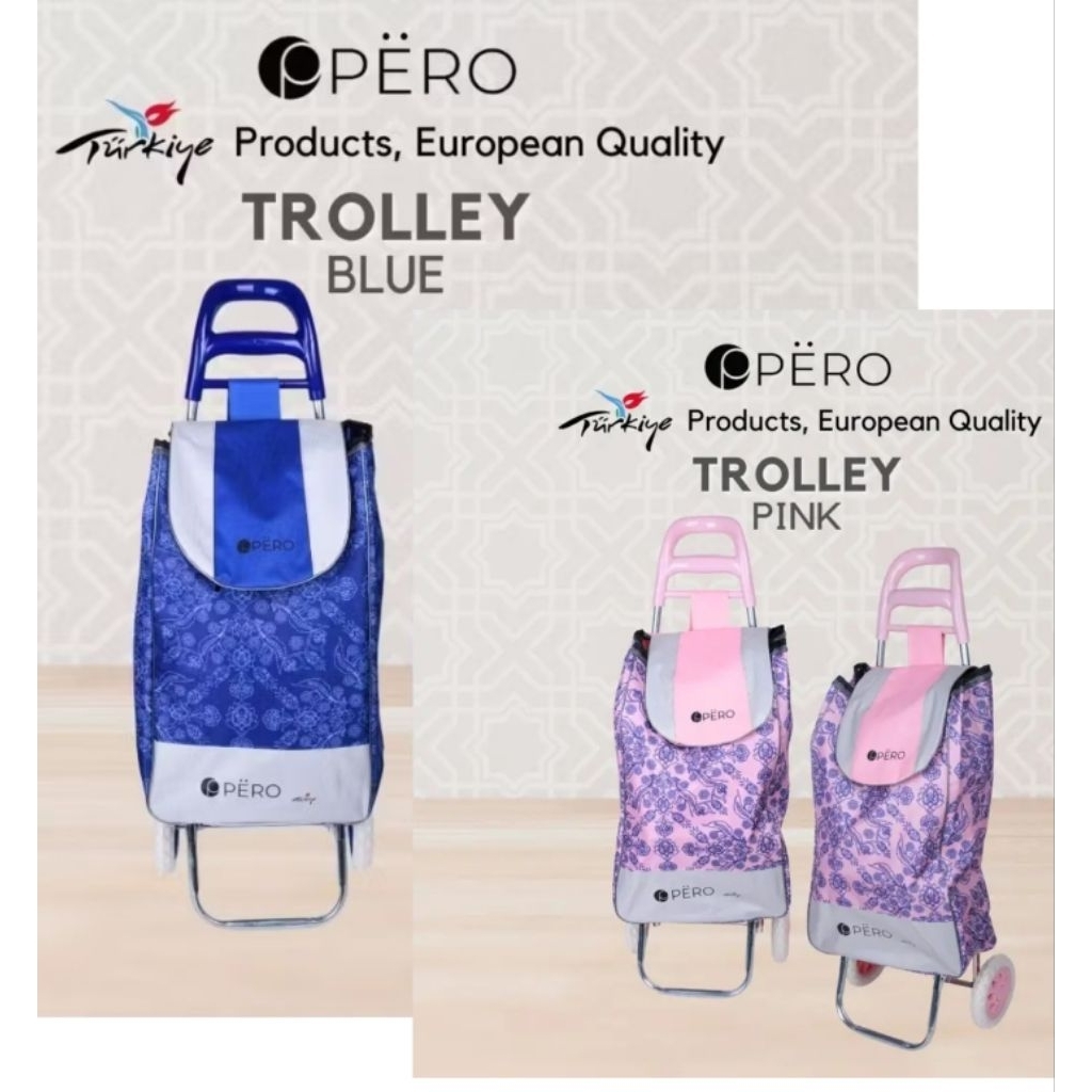 PERO - Tas Troli Mall ORI Pero / Tas Troli Belanja / Tas Belanja Roda / Troli