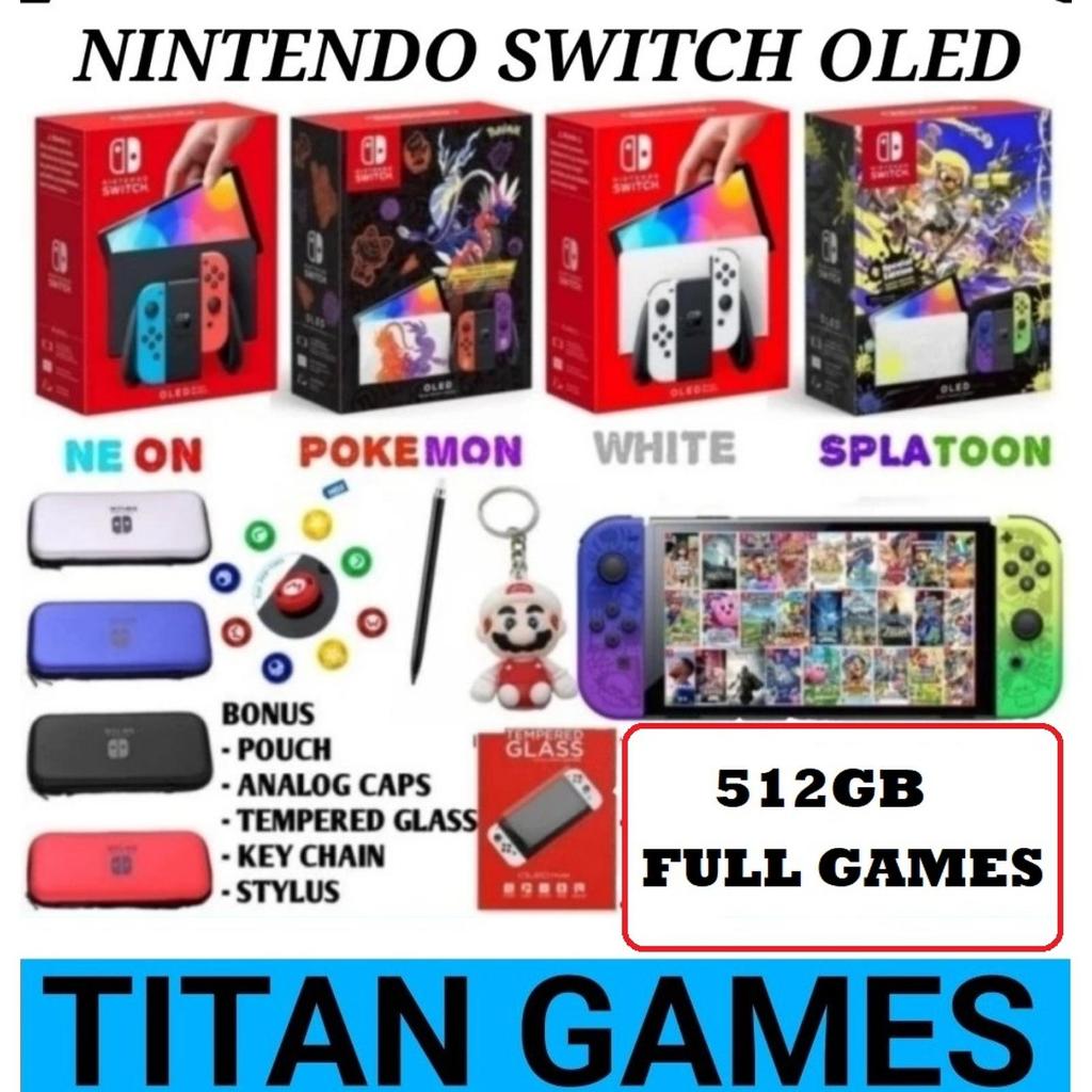 Nintendo Switch OLED Console Switch Oled 1TB Full Game Switch Oled