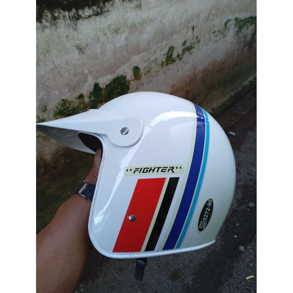 Helm jadul fighter Original helm lawasan helm jadul