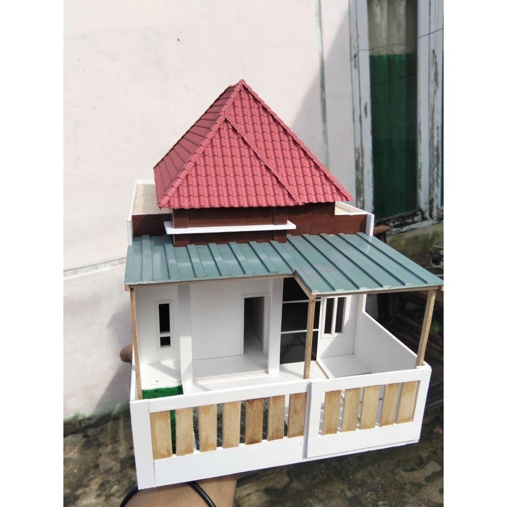miniatur rumah minimalis modern