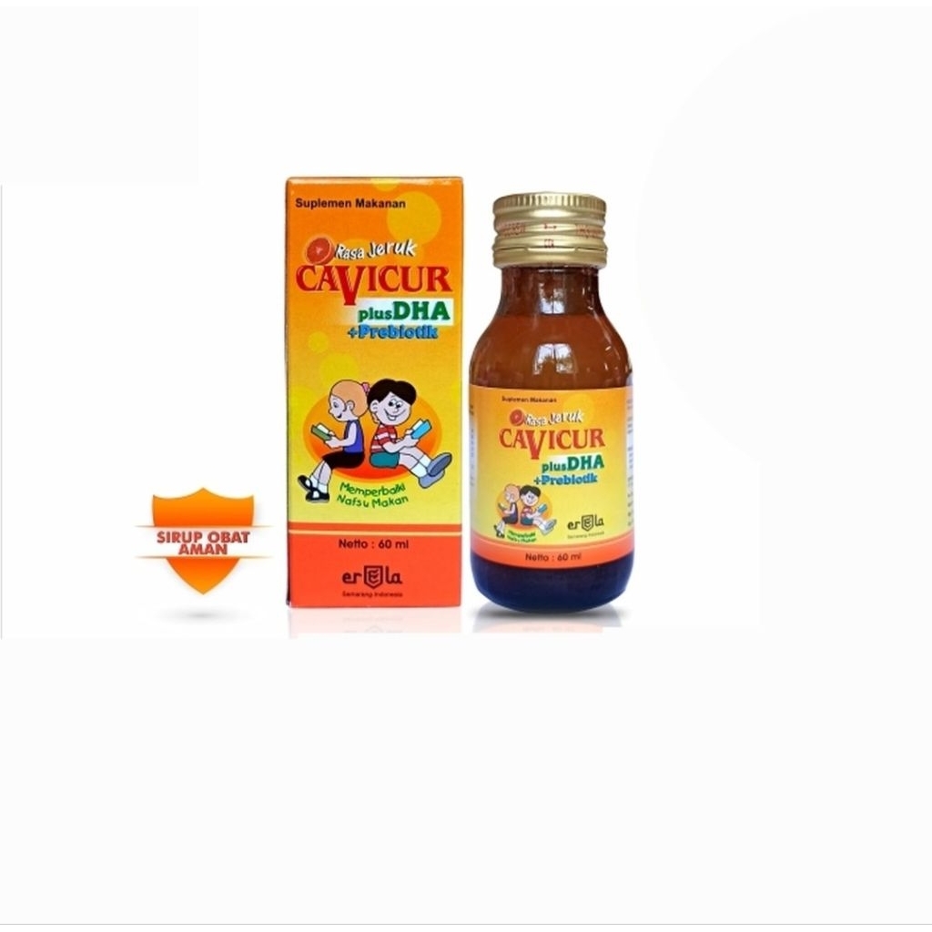 CAVICUR DHA SIRUP Vitamin Otak Anak