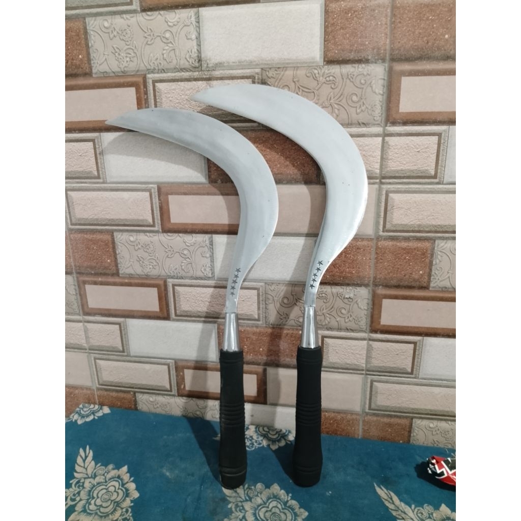 alat berkebun arit Bintang lima asli baja ori madura