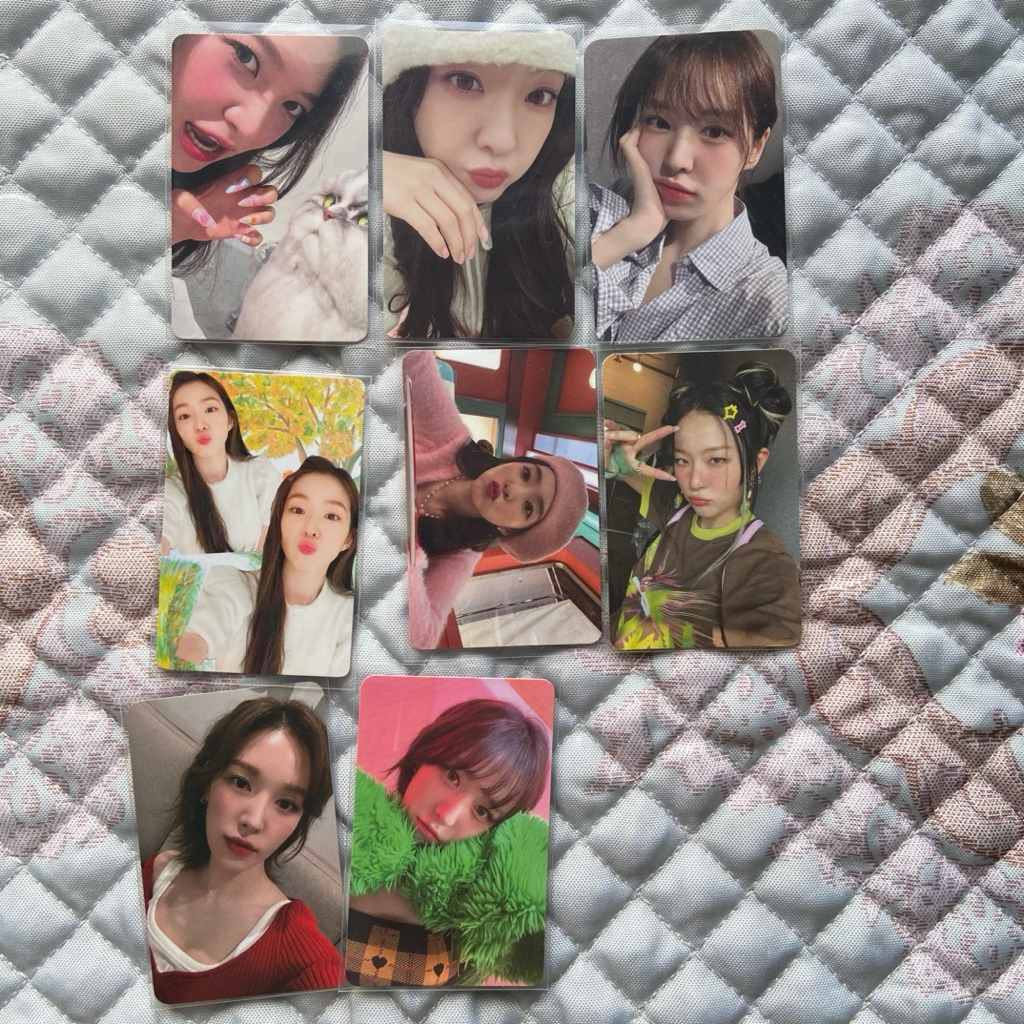 red velvet photocards pc irene seulgi wendy joy yeri official