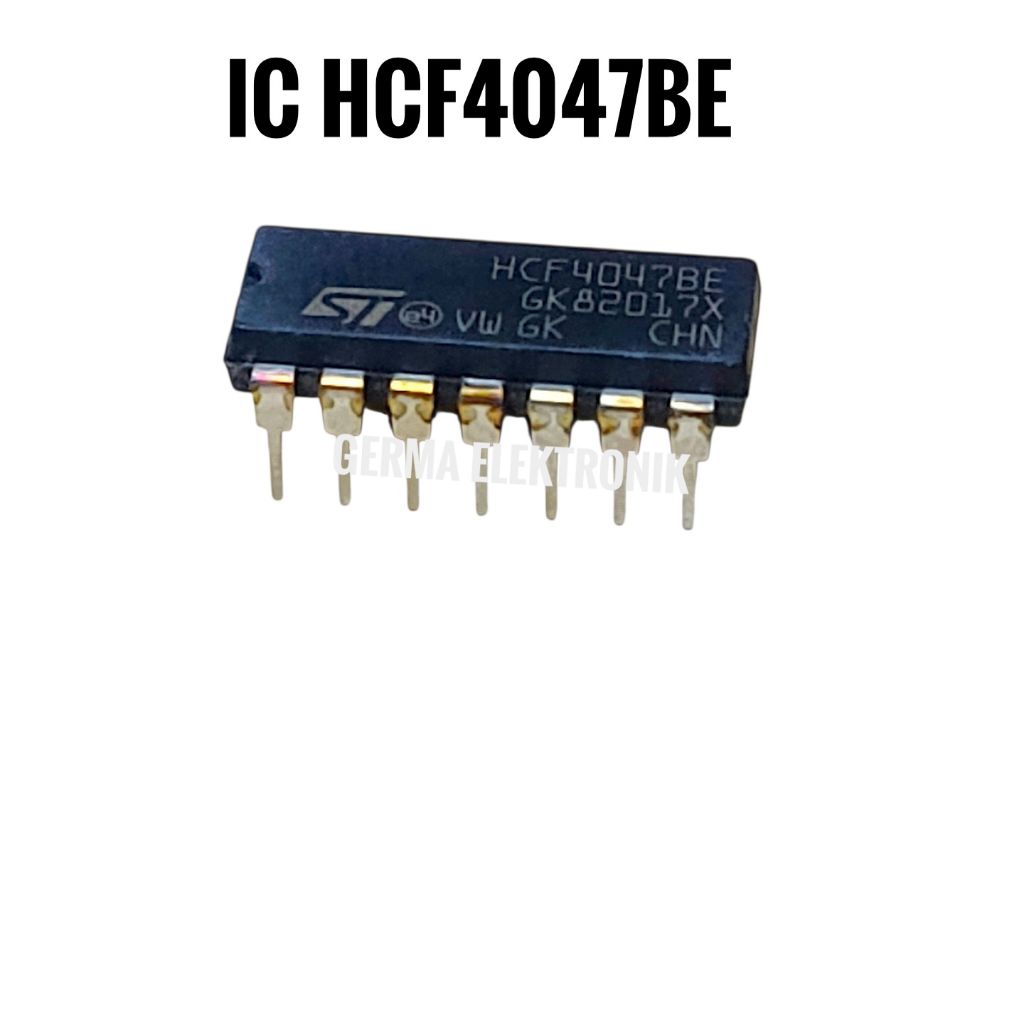 ic HCF4047BE 14pin kaki ic HCF4047BE
