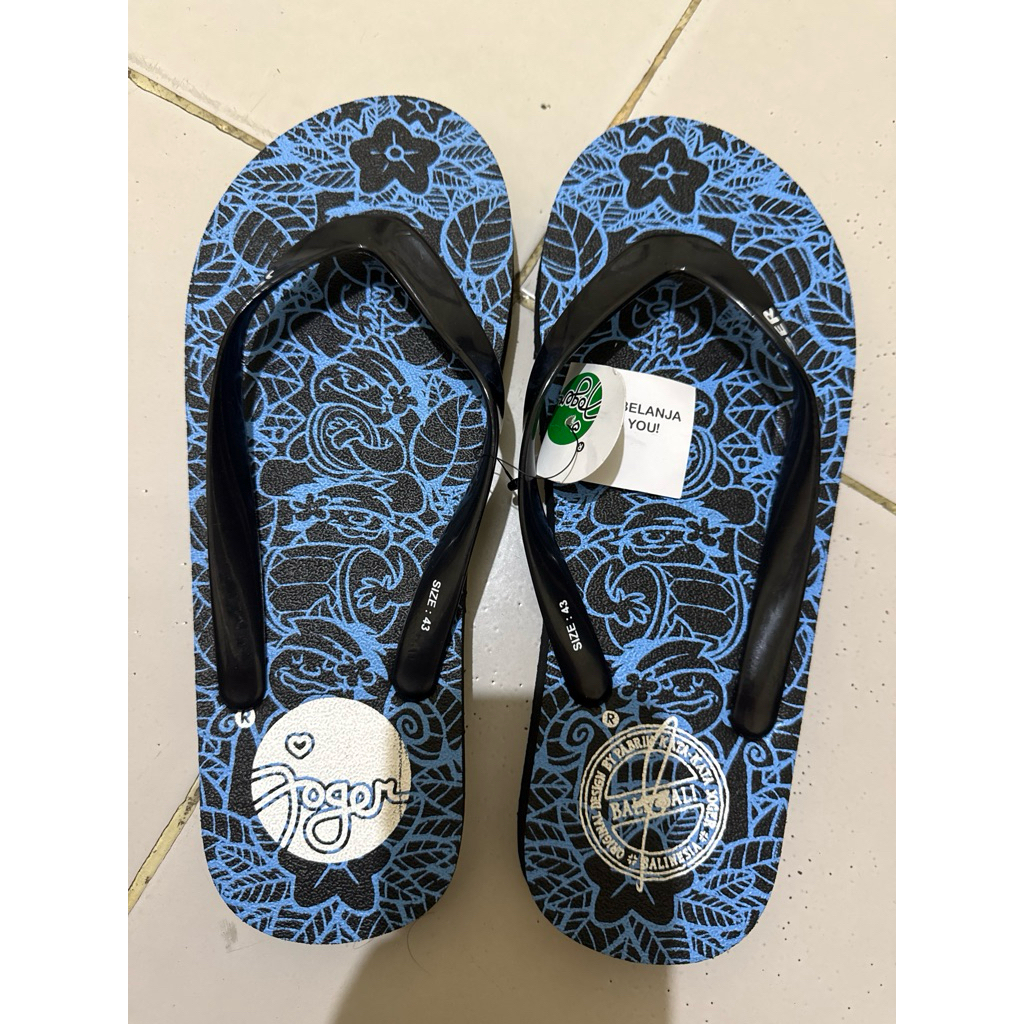 Sendal JOGER ASLI BALI unisex BARU uk 43