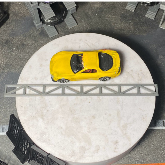 Market diorama Tralis Bengkel skala 1:64