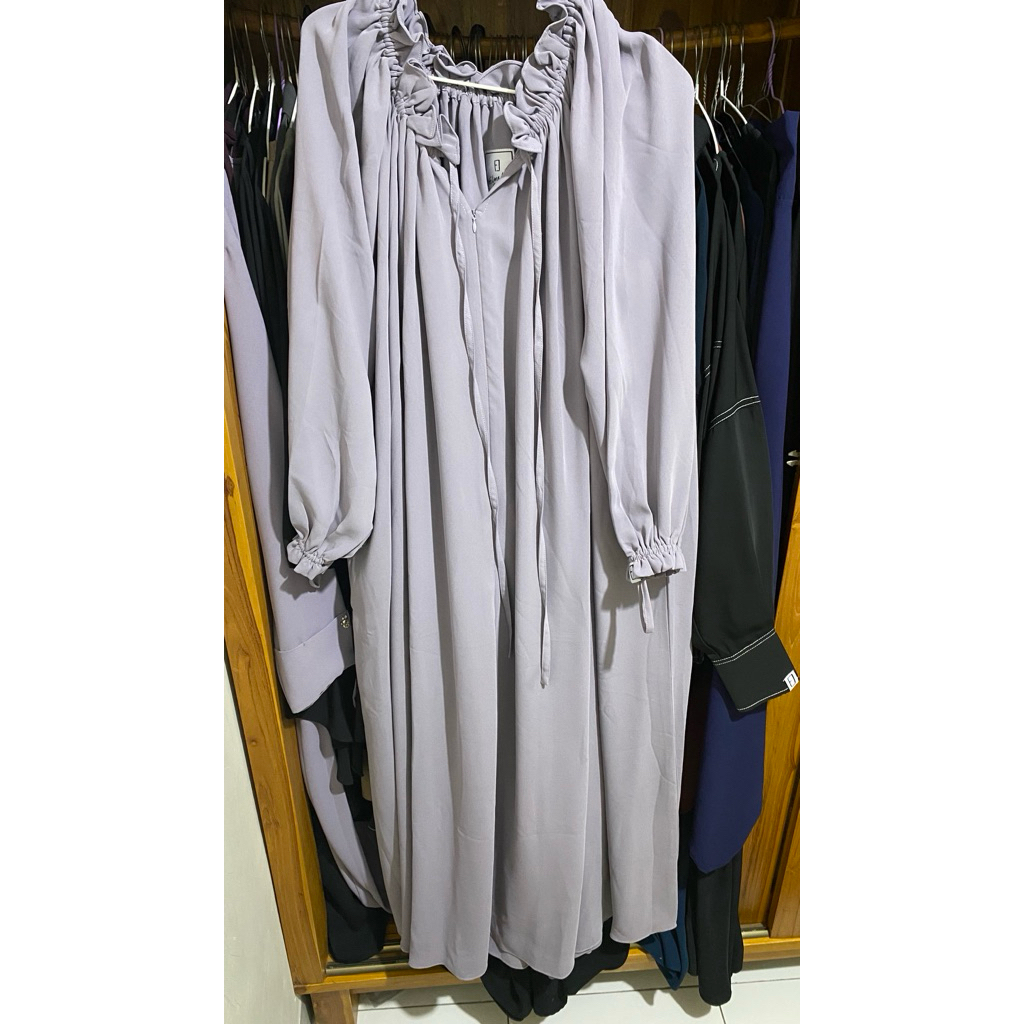 the dress elmadina silver lilac  booked jangan co