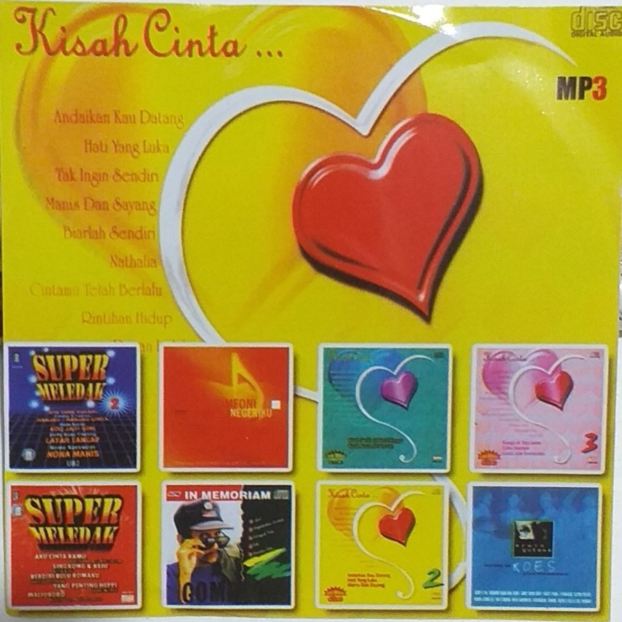 Kaset MP3 Tembang Kenangan Kisah Cinta Nostalgia