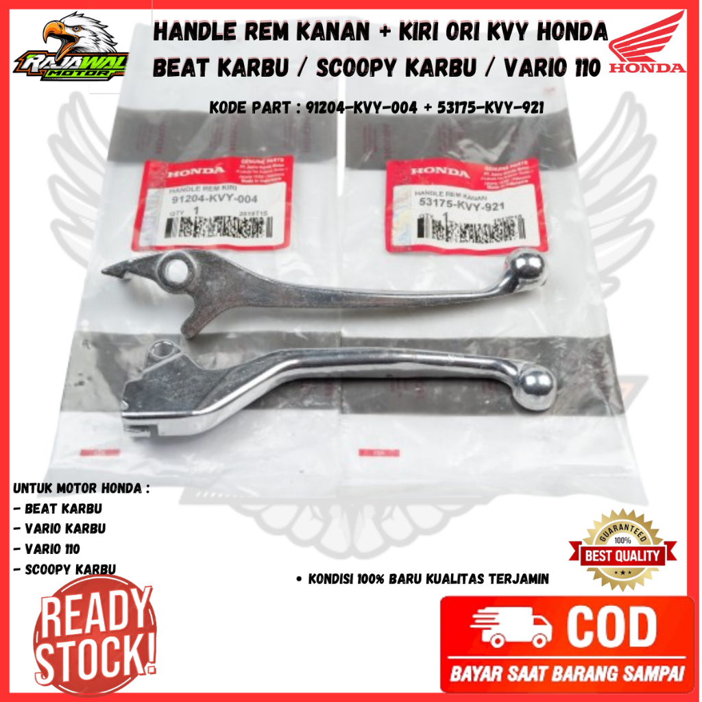 hendel motor beat ori - hendel rem beat karbu 1 set - Handle Rem Satu Set Kanan Kiri Honda Vario Kar