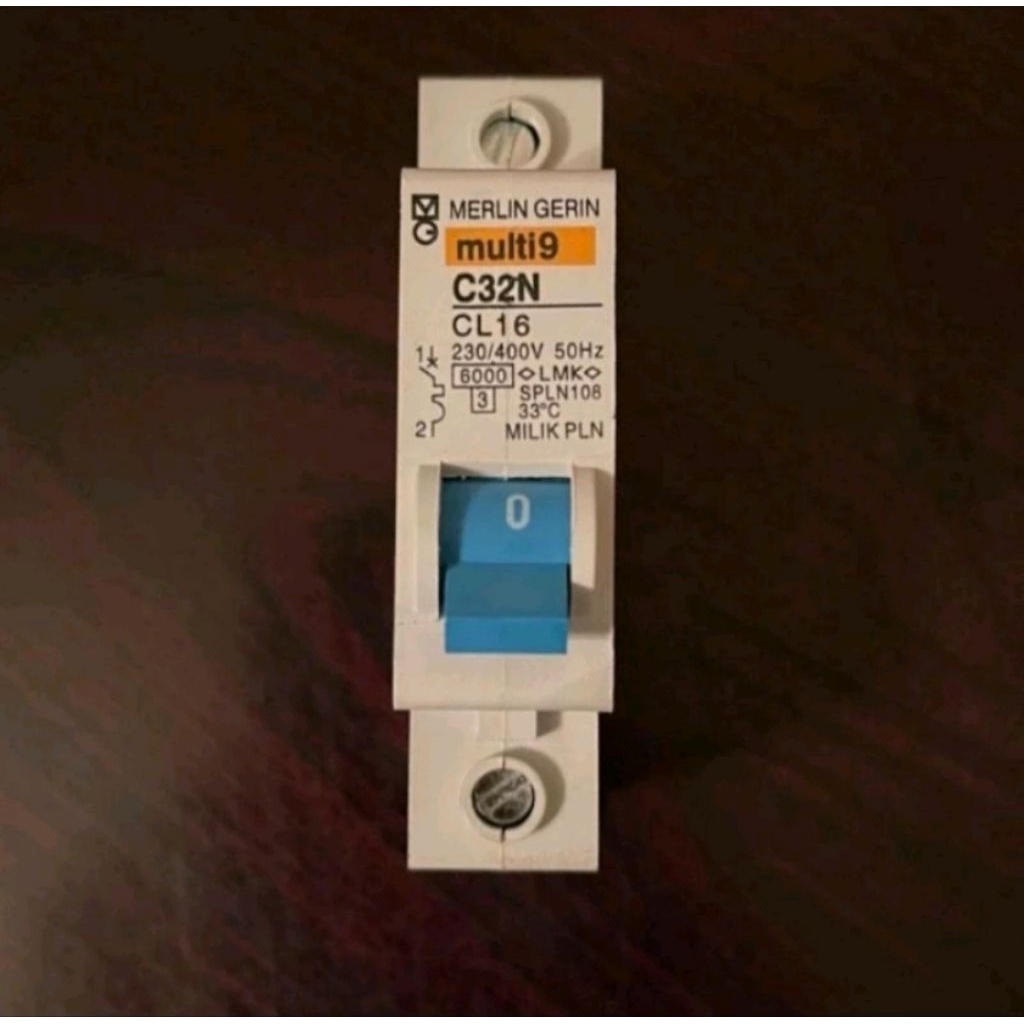 MCB Termis MG Biru 16A 1 Phase 16 Ampere Merlin Gerin CL16