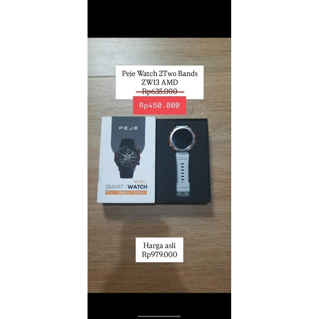 peje watch 2two band zw13 amd & monster xkt08