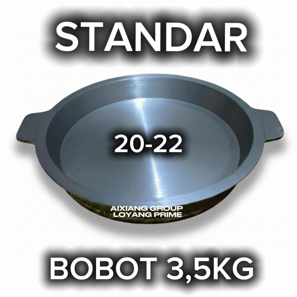 Loyang Martabak Manis Bangka Standar Ukuran 20-22 Bobot 3,5Kg