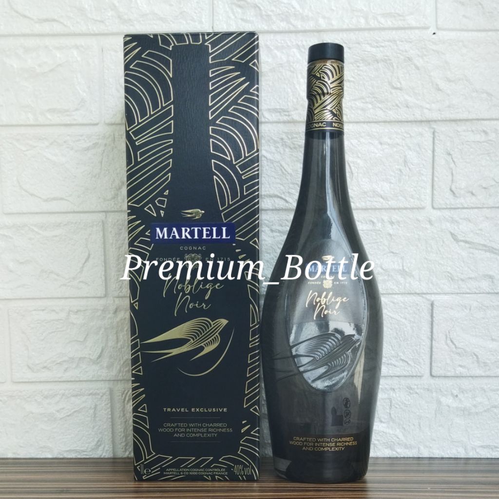 Botol Kosong Martell Noblige Noir 1Liter + Box