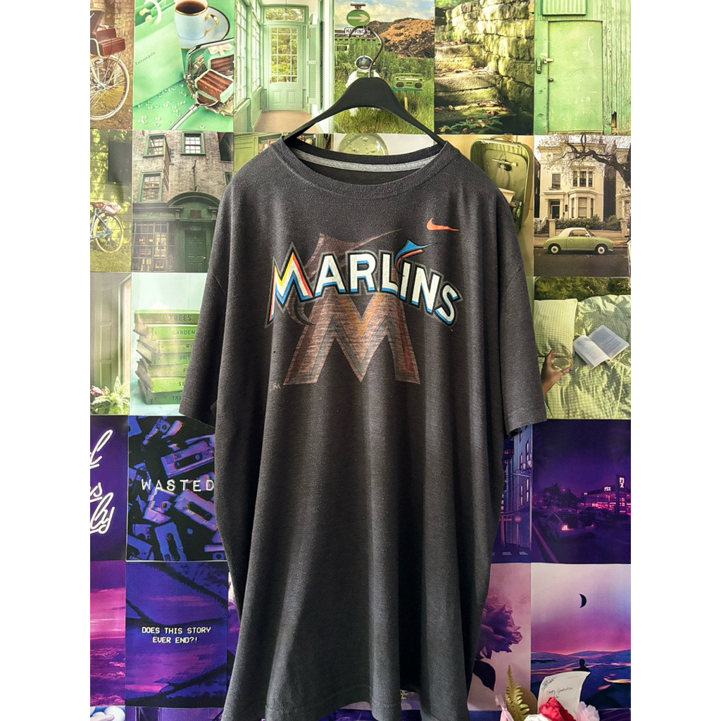 Nike x MLB Marlins Build Up T-Shirt Preloved