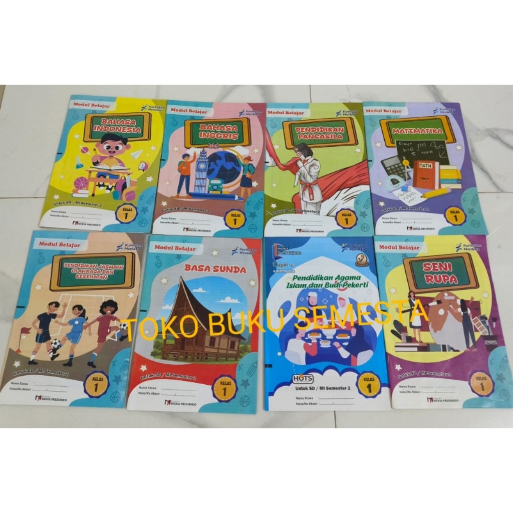 LKS SD MEDIA PRESSINDO KELAS 1 SEMESTER 2 (2026)