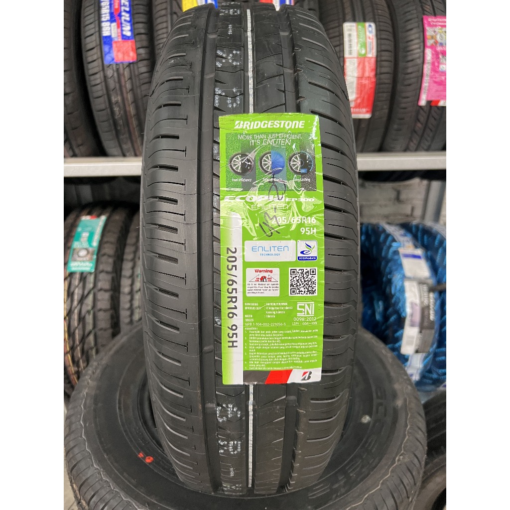 Ban Mobil Bridgestone Ecopia EP300 Enliten 205/65 R16 cocok untuk Innova Reborn, Zenix, Teana, Grand