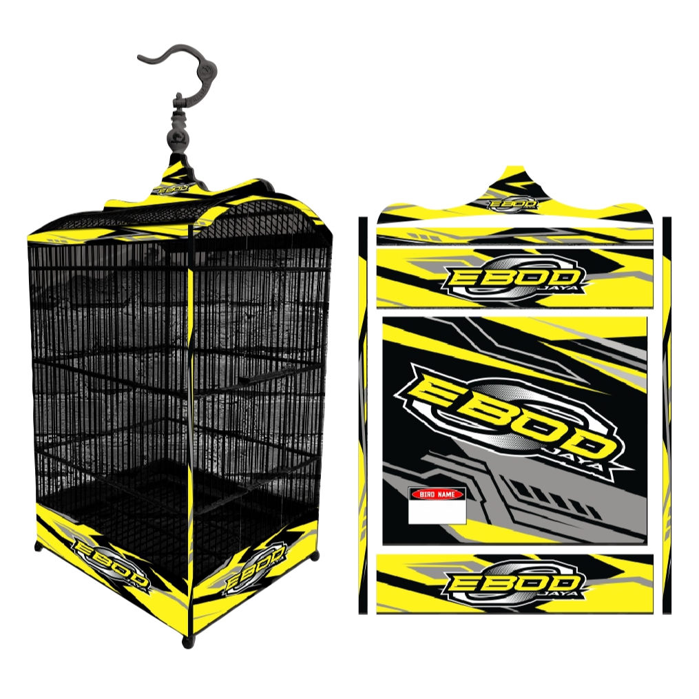 Stiker Decal SANGKAR KOTAK Sangkar EBOD JAYA Sangkar ORIQ JAYA Sangkar Kicau suren