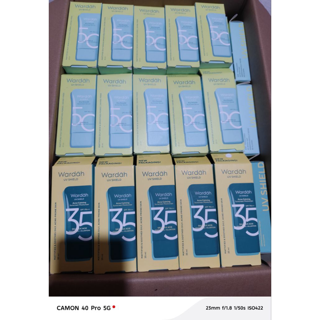 Wardah sunscreen serum spf 35, spf 50