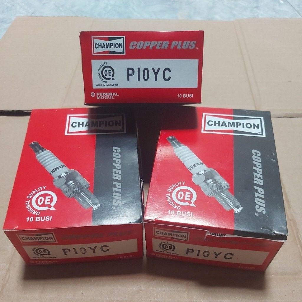 Busi Champion PI0YC/PI0Y Cocok untuk motor klasic seperti  honda C90, S90, S90Z, CB125, CB175, dan C