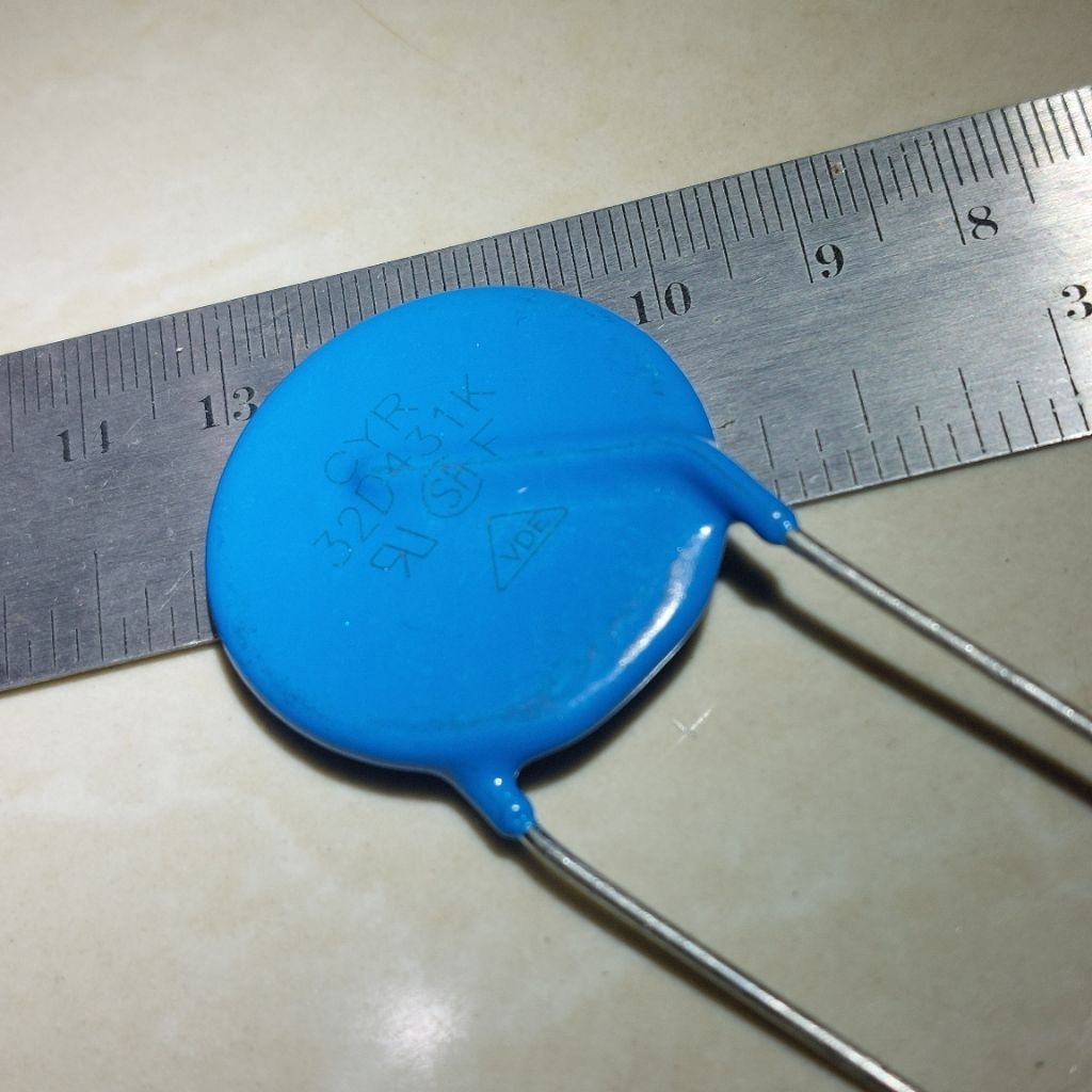 32D431K ZNR CYR Zinc Metal Oxide Varistor 32MM 275V 32D431 Protector Tegangan ZNR32D431 ZOV MOV 430J