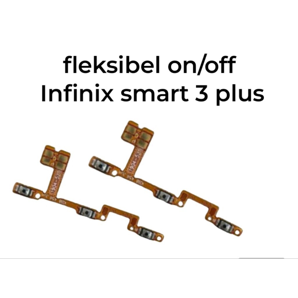 fleksibel on/off volume+tombol luar Infinix smart 3 plus