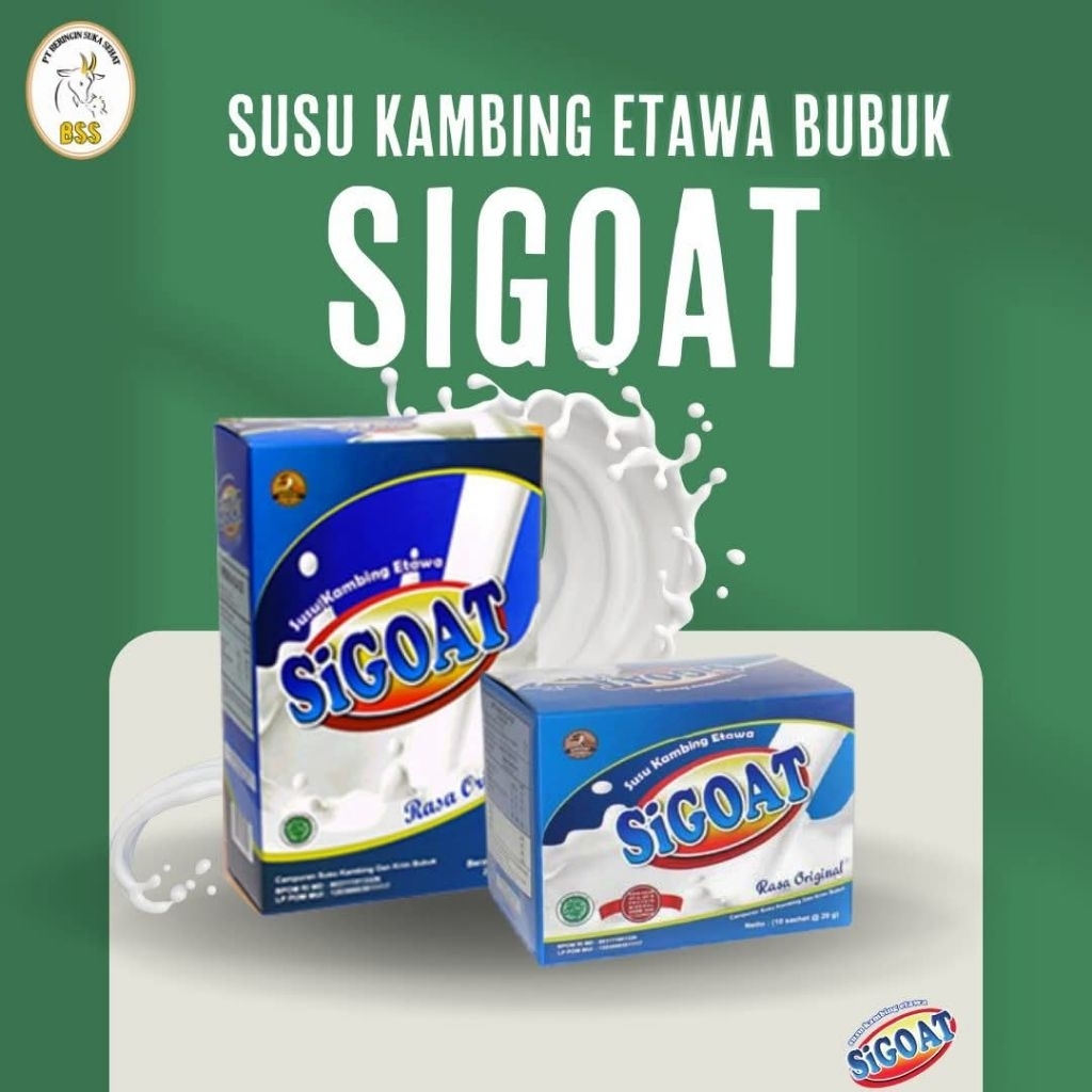 SUSU KAMBING ETAWA TERLARIS SIGOAT 10 SACHET