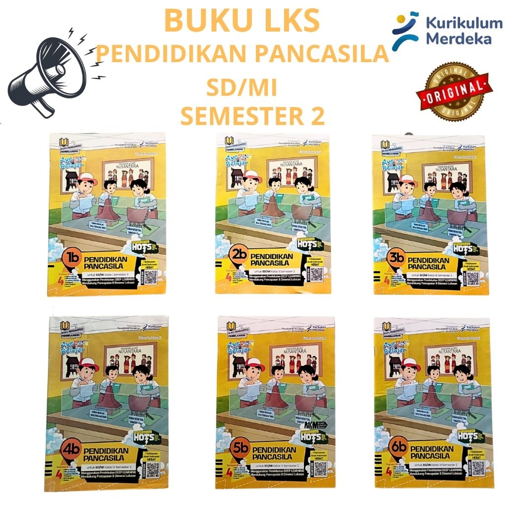 BUKU LKS SEKAR AYO BELAJAR PENDIDIKAN PANCASILA SD/MI