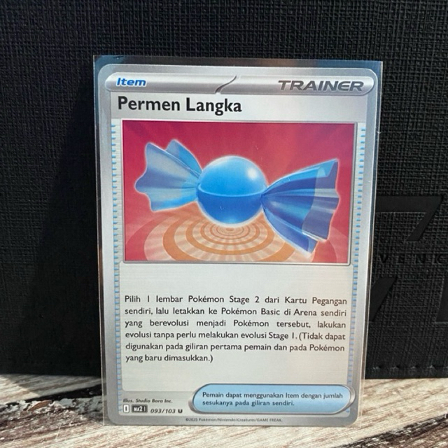 Permen Langka MA2 093/103 Kartu Pokemon TCG Original Item Trainer