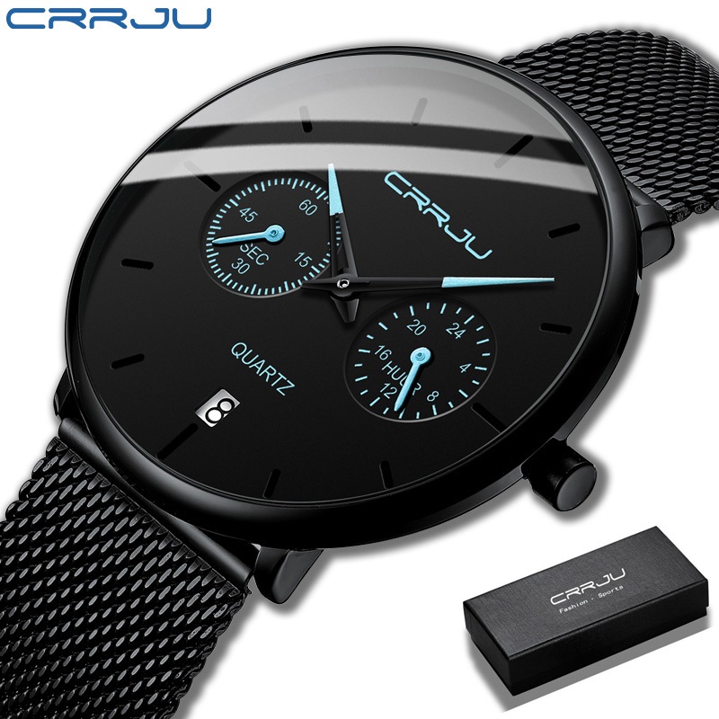 CRRJU Jam Tangan Pria