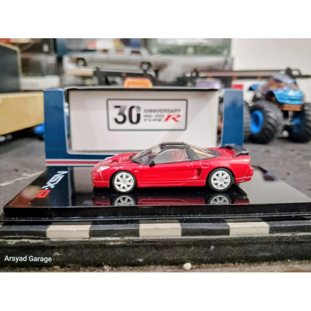 Diecast Hobby Japan Honda NSX R Na2 With Genuine Seat Display Model Pearl Red