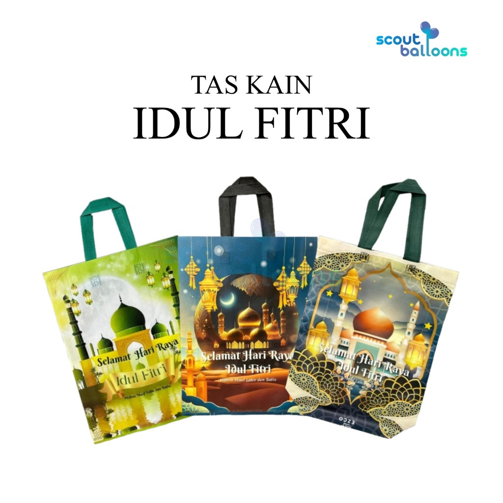 Tas Kain Idul Fitri / Paper Bag Idul Fitri / Tas Hampers Lebaran