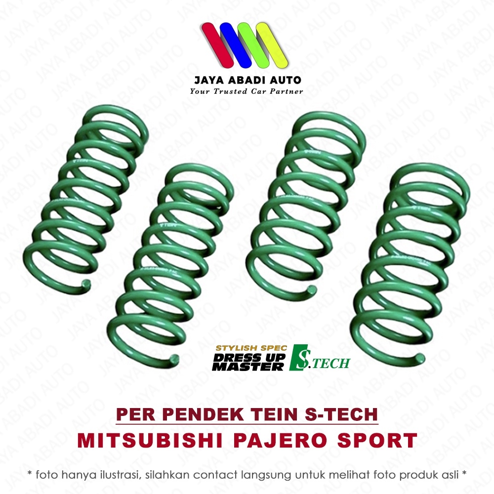 Lowering Kit / Coil Spring / Per Pendek TEIN STech S-Tech Japan - MITSUBISHI PAJERO SPORT (2016-on)