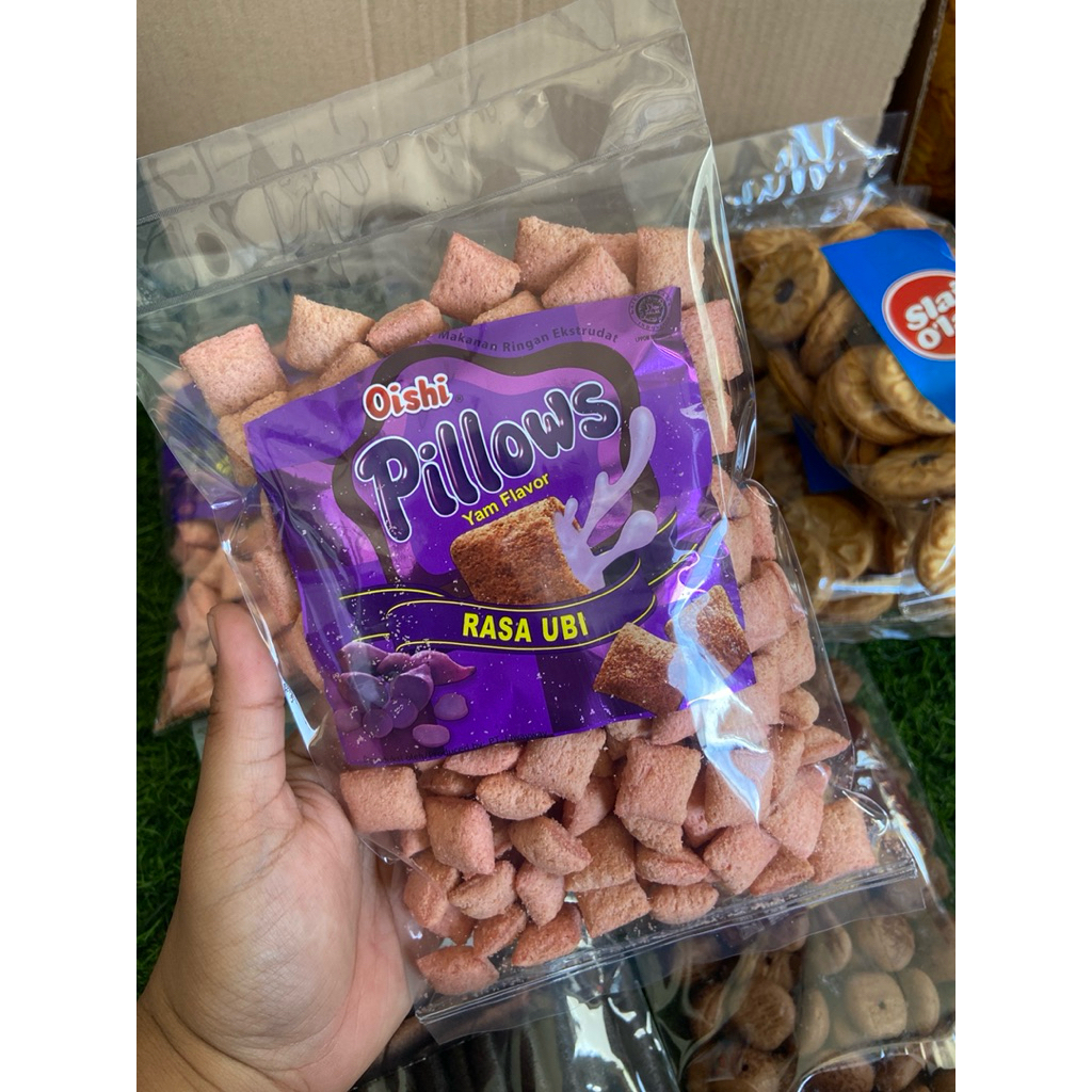 Pillows Kemasan Los - Snack Ori Repack Pillows - Pillows Ubi Kemasan Los - Pillows Coklat Kemasan Lo