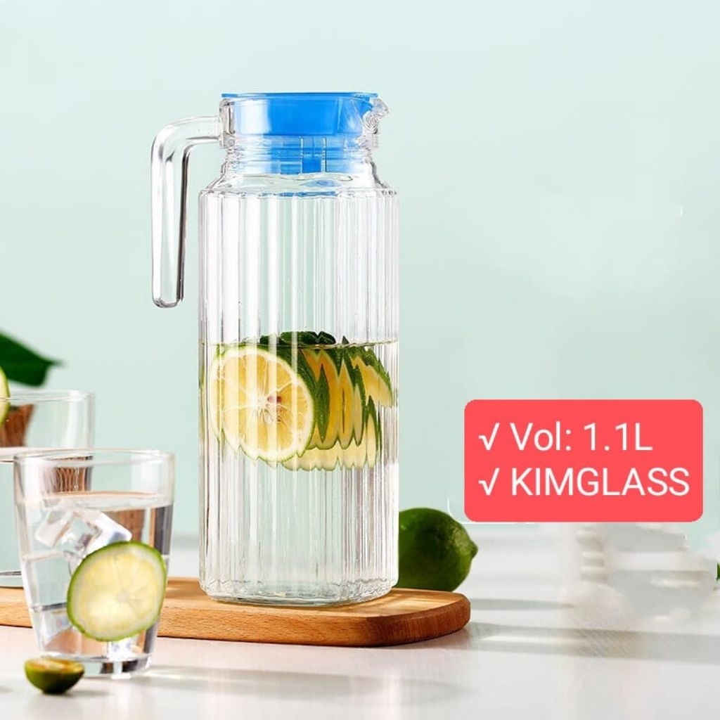 Pitcher Kaca 1.1L/Pitcher Kaca Kan Air KIMGLASS PCL1120