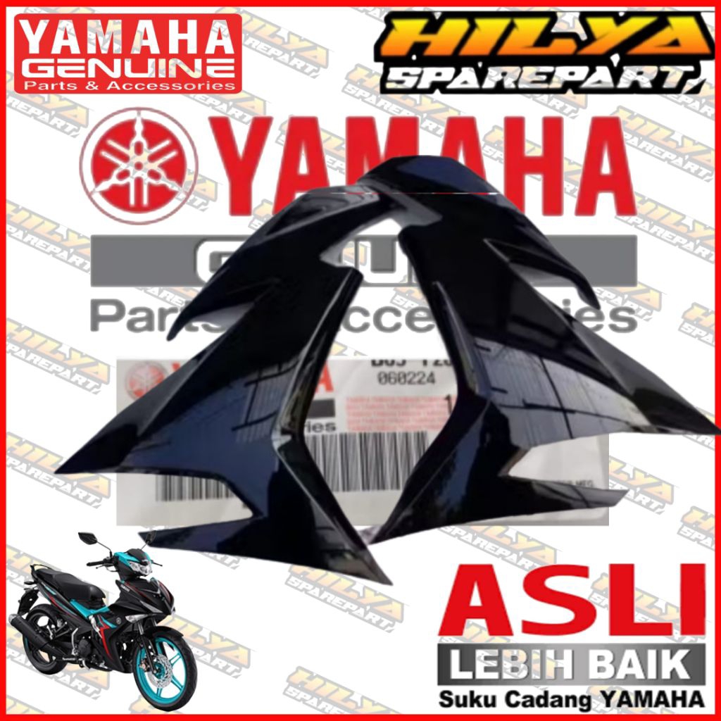 COVER SAYAP BODY DEPAN MX KING 150 HITAM KANAN KIRI ORIGINAL YAMAHA