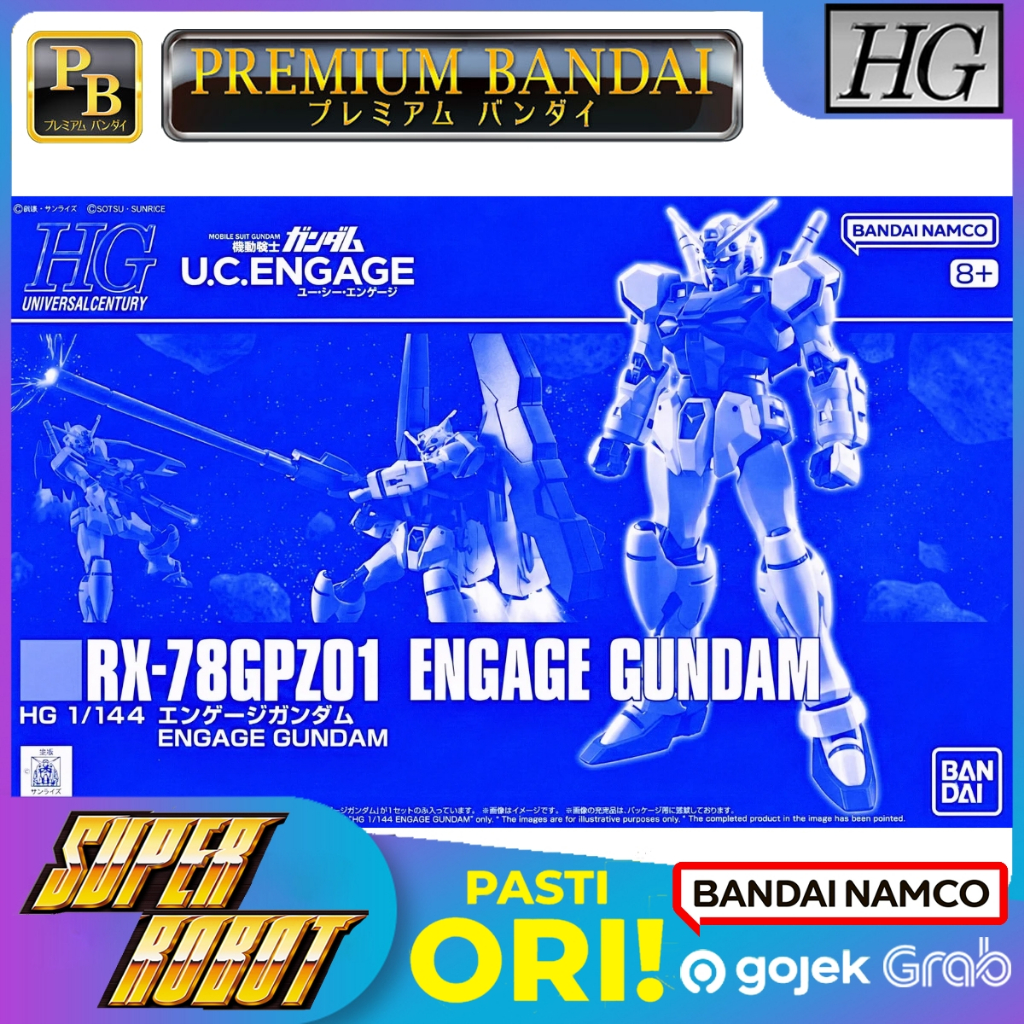 BANDAI HG RX-78GPZ01 Engage Gundam - HGUC P-BANDAI Limited